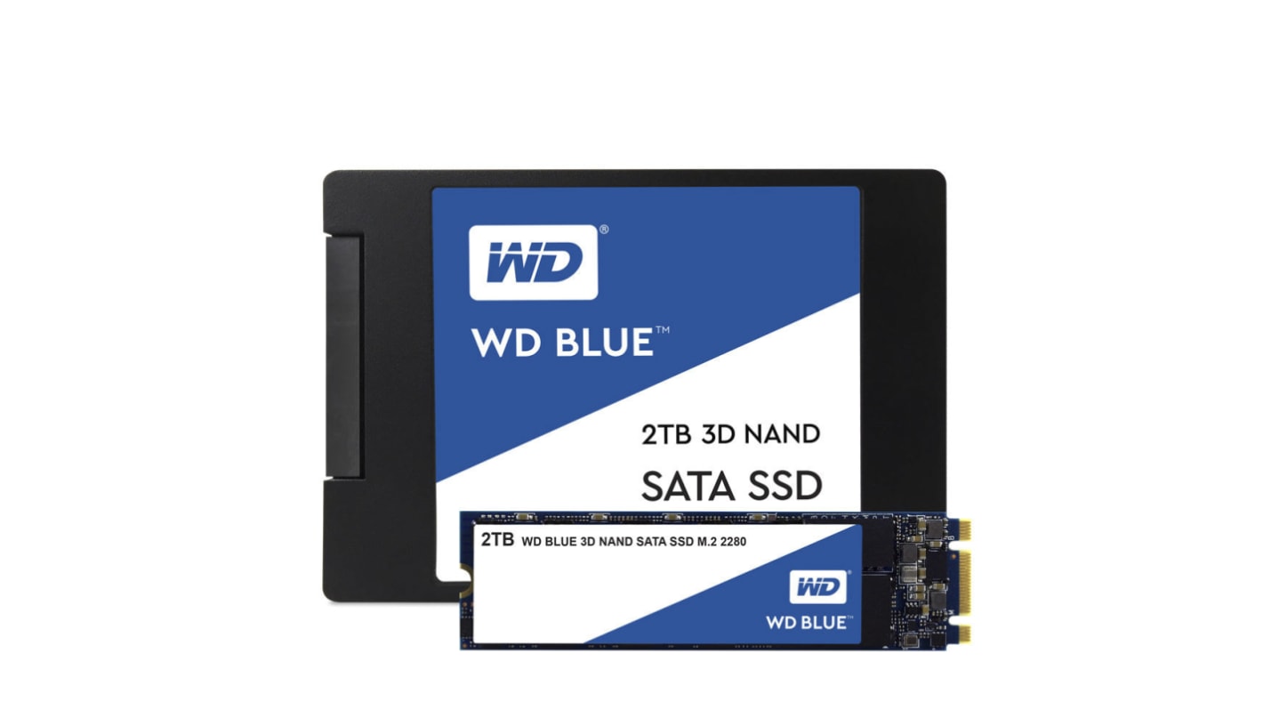 Western Digital WD Blue 3D NAND SATA-SSD Intern Interne Festplatte SATA III, 250 GB, SSD