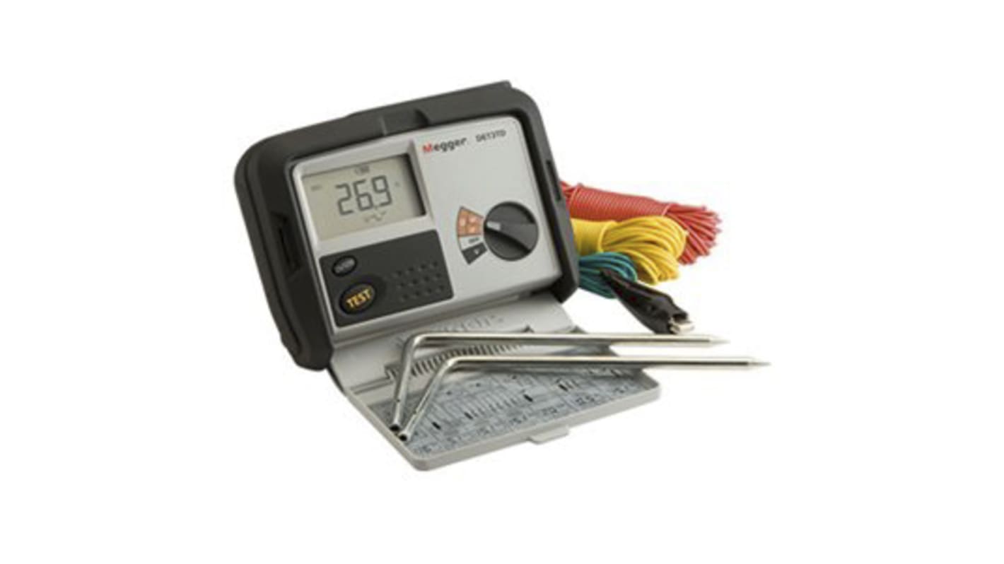 Megger DET3TD Earth Tester Kit, 2kΩ CAT IV