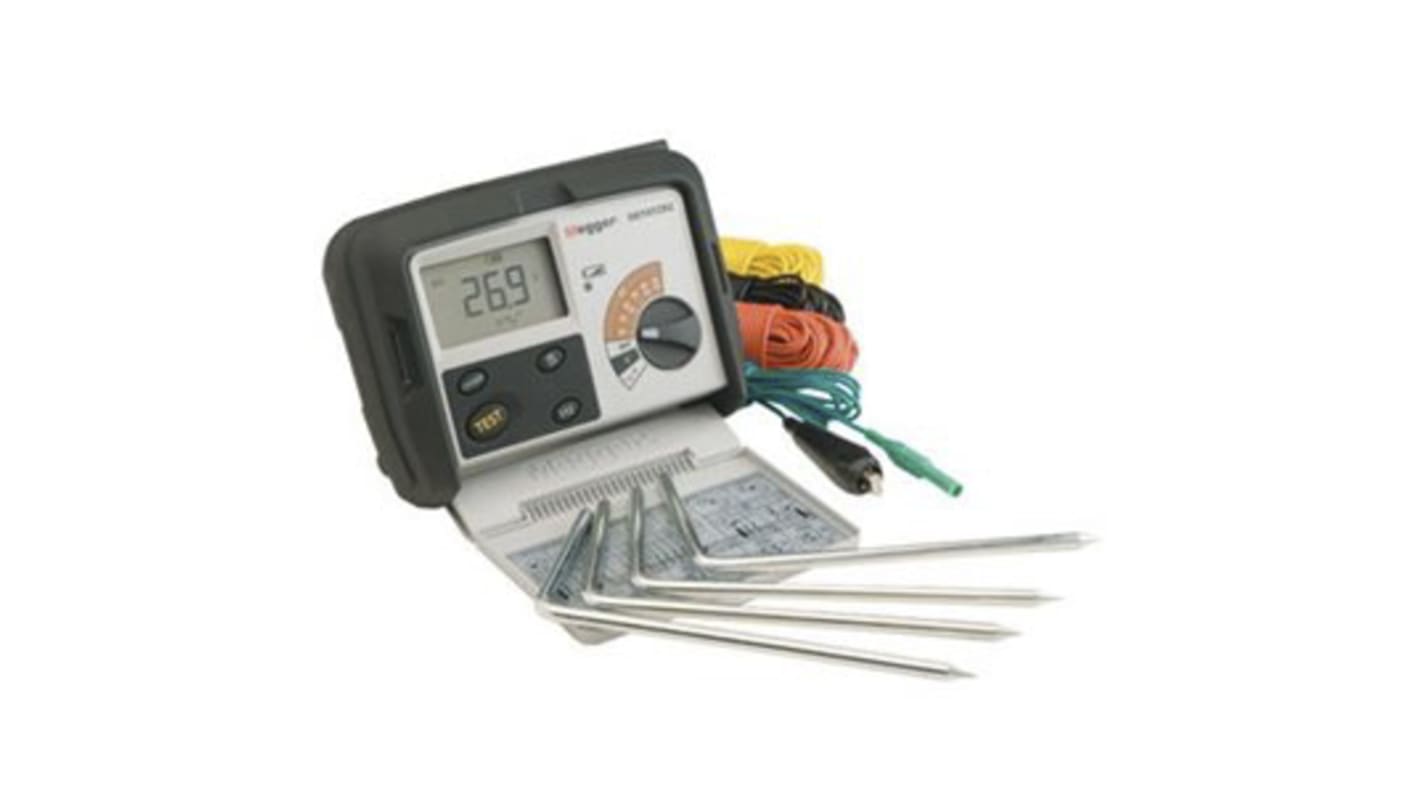 Megger DET4TD2 Earth Tester Kit, 20kΩ CAT IV 100 V