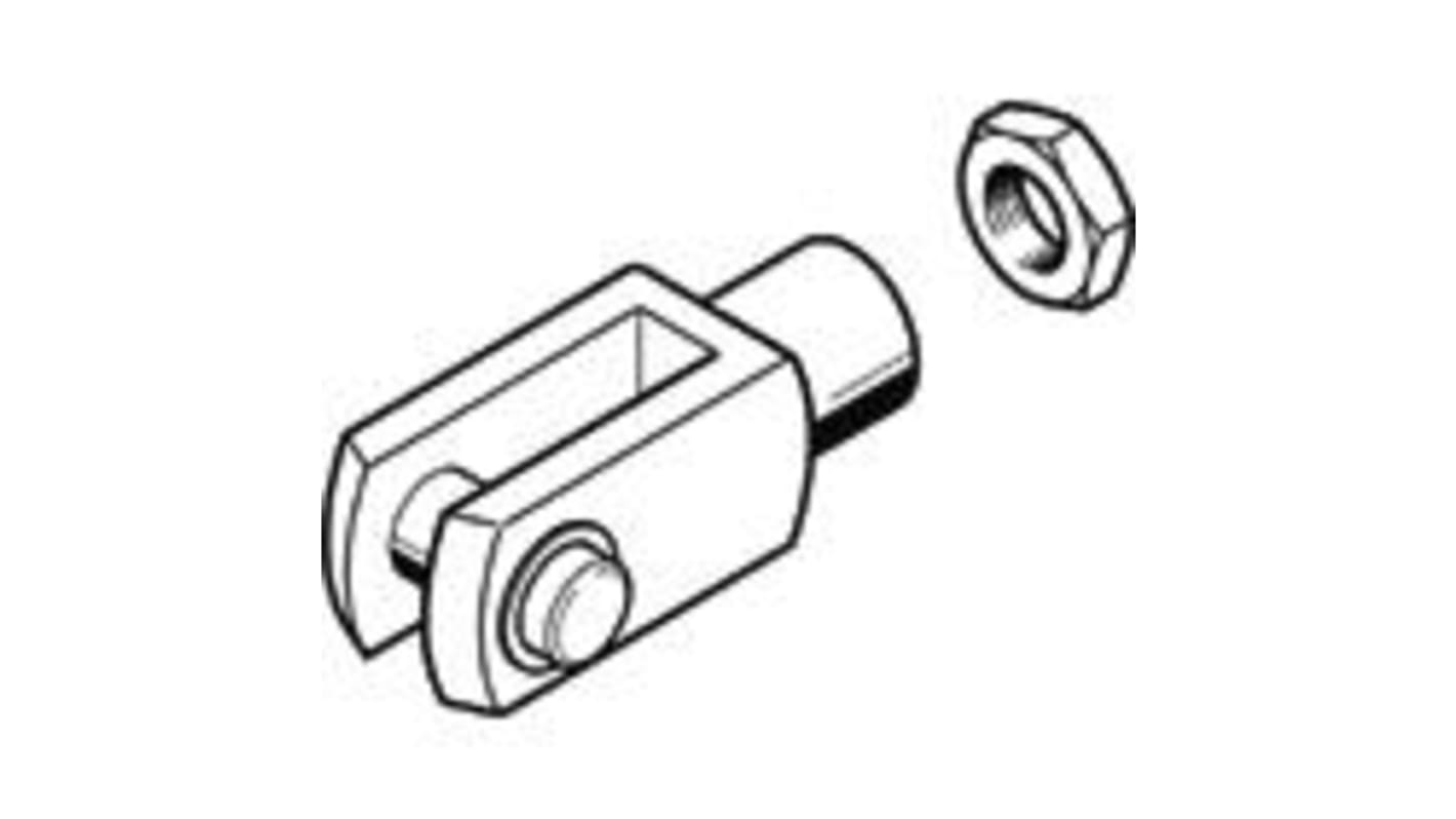 Festo Rod Clevis CRSG-M12X1,25, To Fit 12mm Bore Size