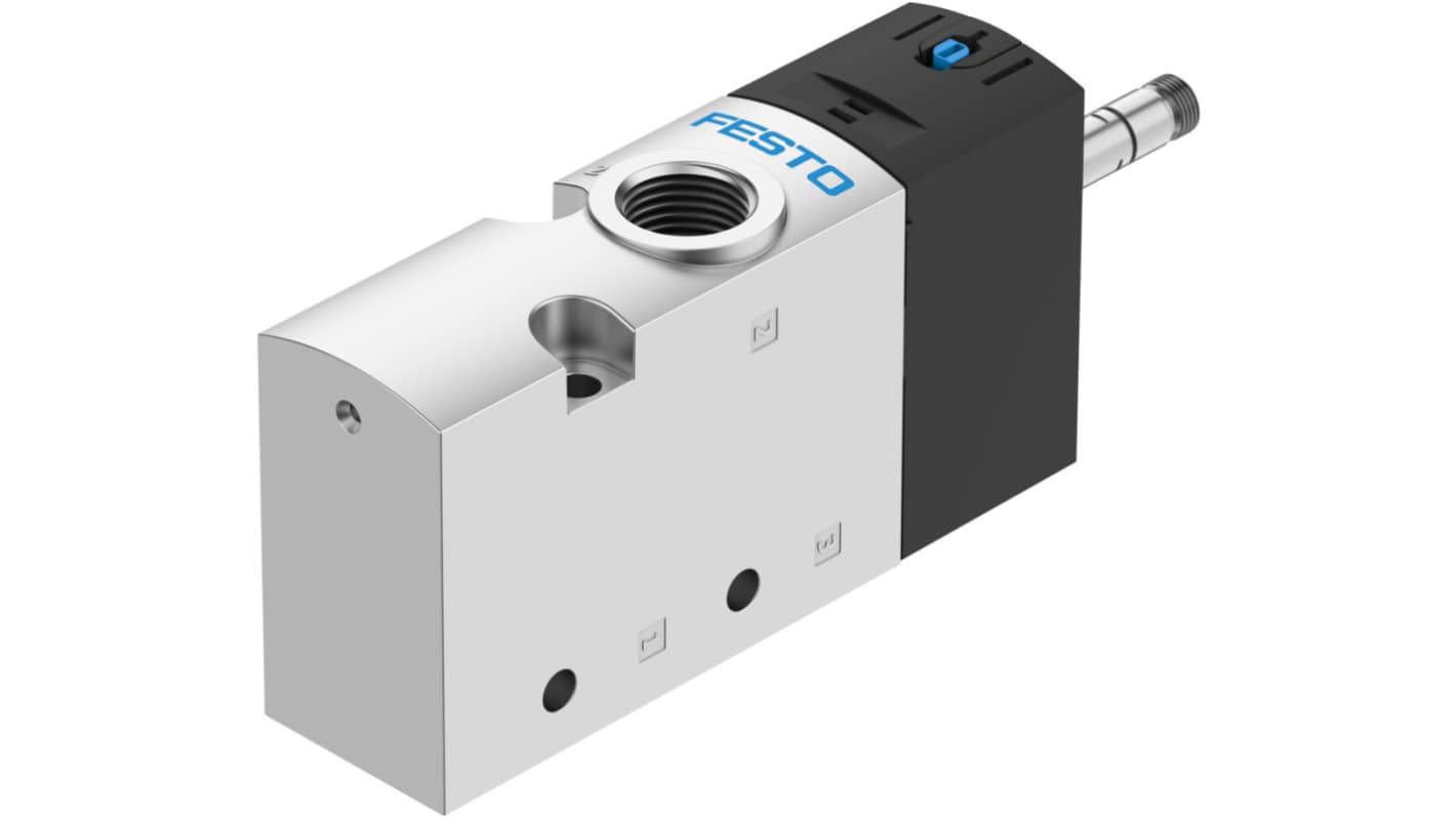 Festo 3/2 Pneumatic Solenoid Valve - Solenoid G 3/8 VUVS Series, 575566