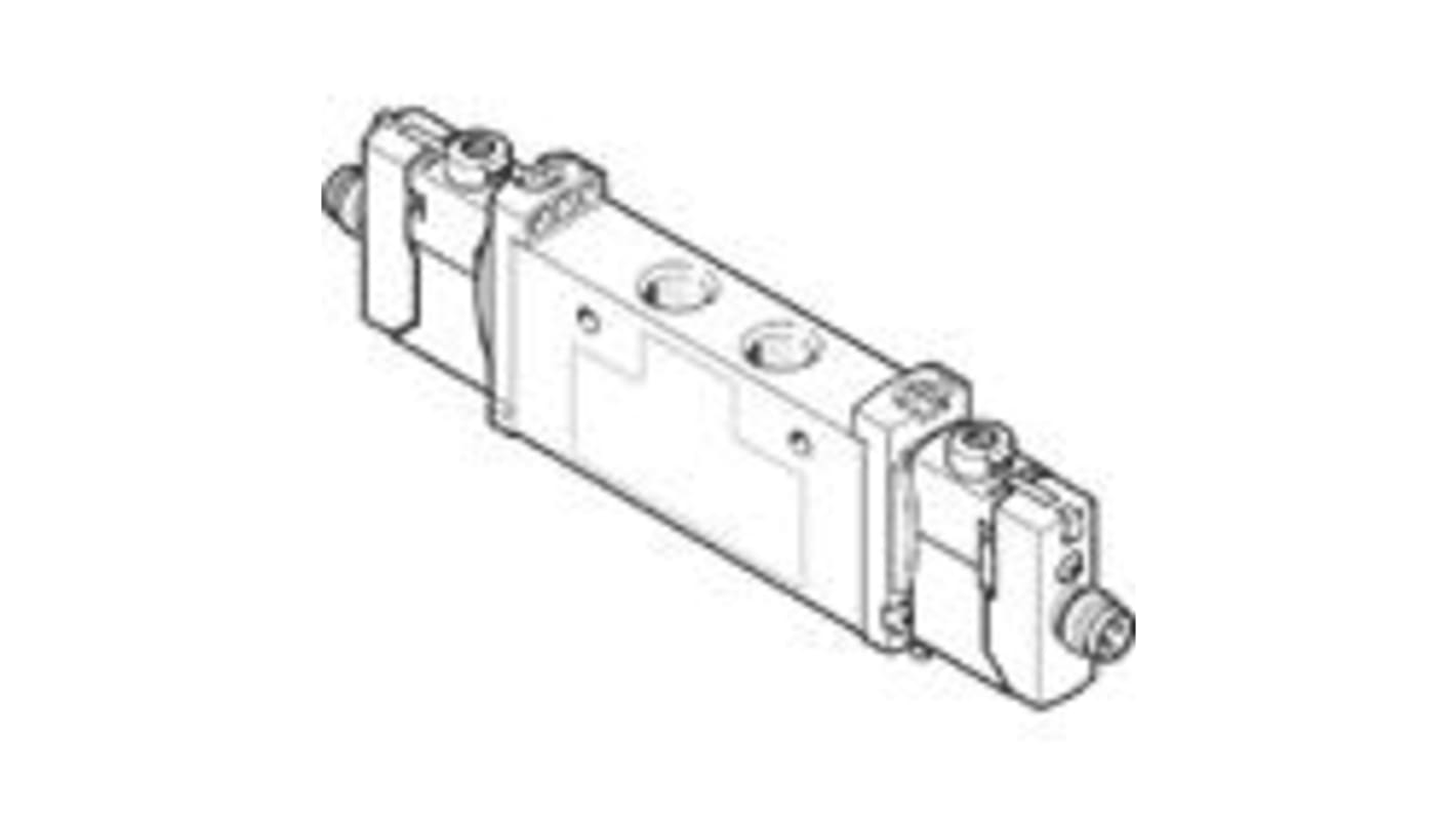 Festo 3/2 Pneumatic Solenoid Valve - Solenoid G 1/8 VUVG Series 24V dc, 8031504