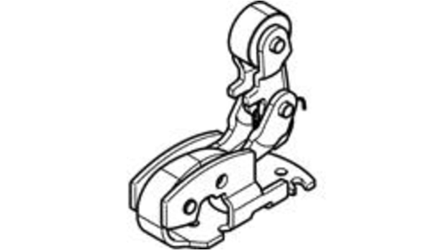 Festo Roller Lever Return Pneumatic Manual Control Valve VAOM Series, 2.5mm, 8049236
