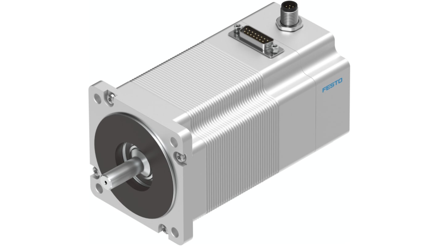 Festo 1.8°混合步进电机, 48 V, 9.5 A, Φ11mm轴, EMMS-ST系列