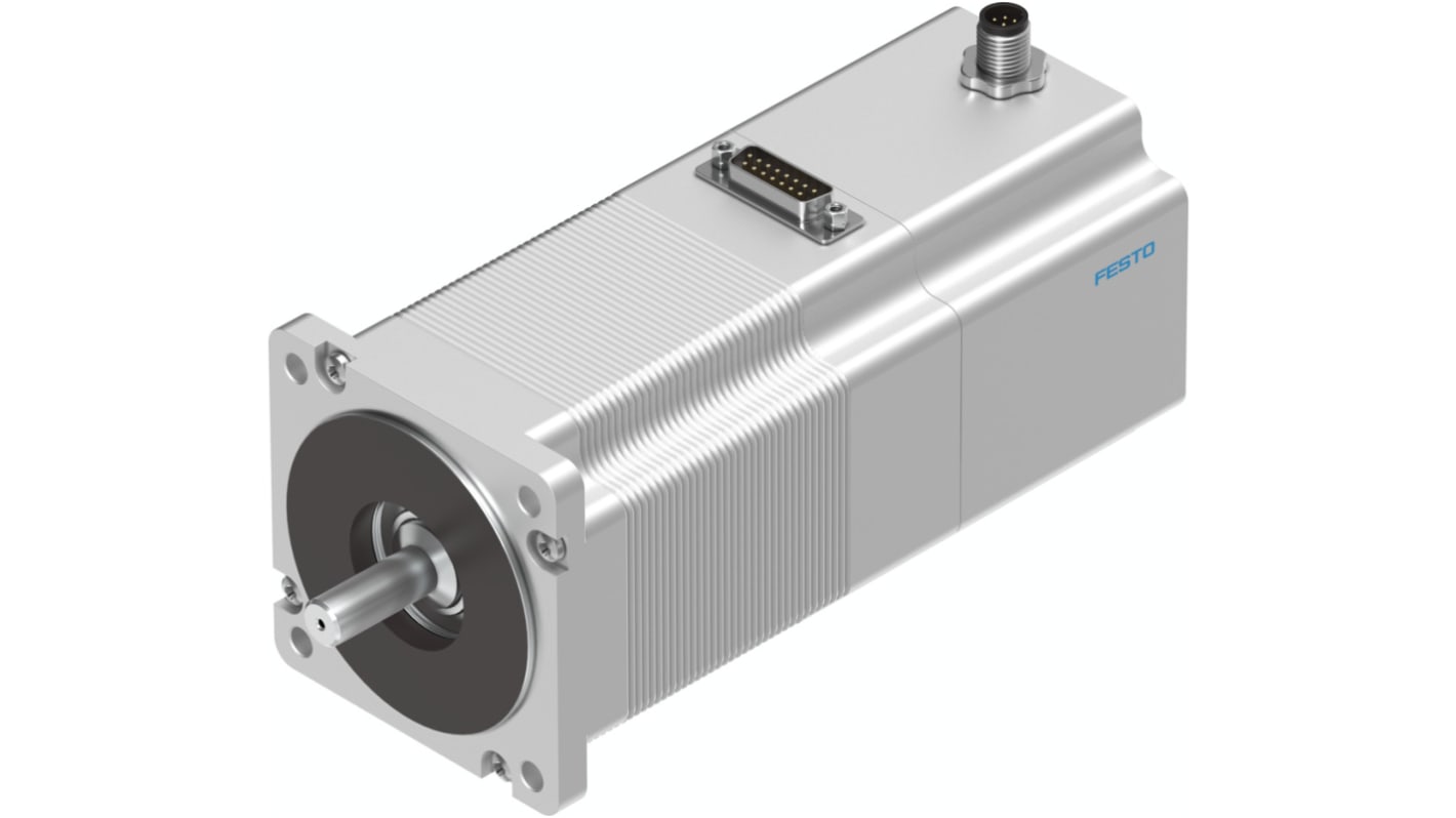 Festo EMMS-ST Series Hybrid Stepper Motor, 5.9Nm Torque, 48 V, 1.8°, 11mm Shaft