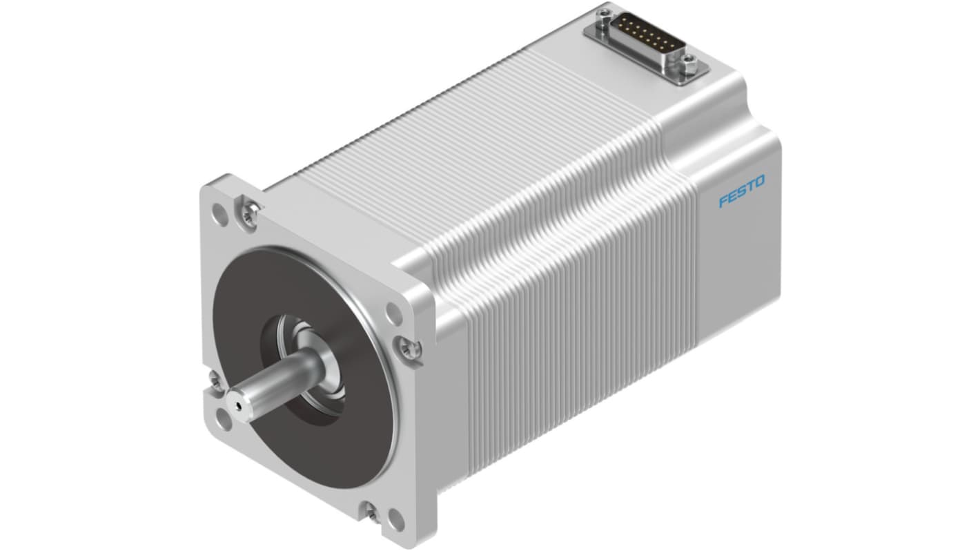Festo EMMS-ST Series Hybrid Stepper Motor, 9.3Nm Torque, 48 V, 1.8°, 11mm Shaft