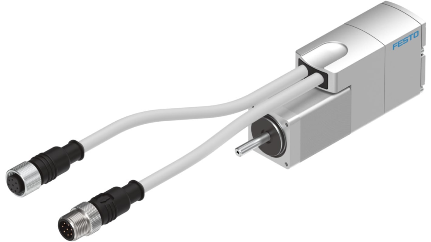 Festo EMMS-ST Series Hybrid Stepper Motor, 0.09Nm Torque, 48 V, 1.8°, 5mm Shaft