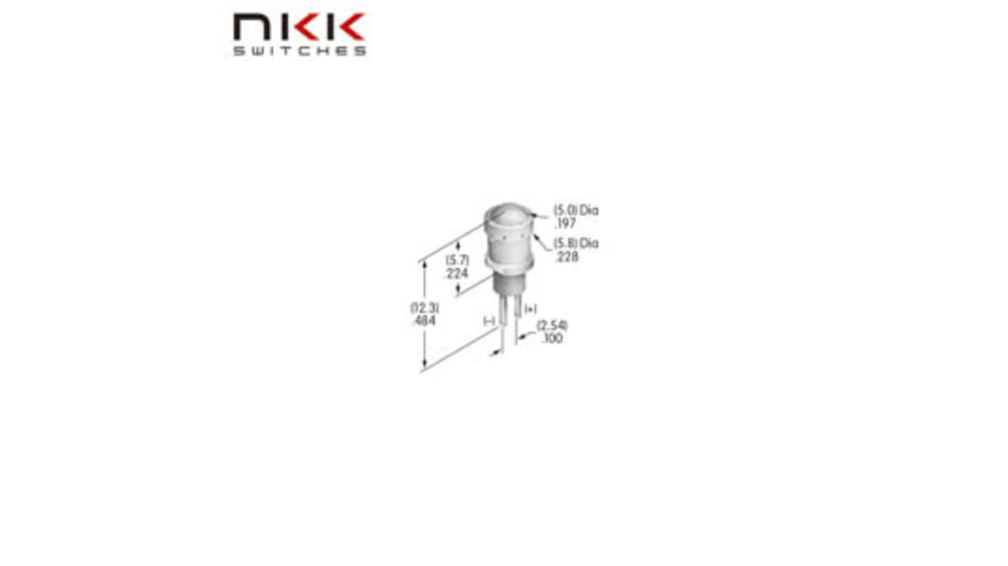 NKK Switches Red/Green Push Button LED Light for Use with YB Series