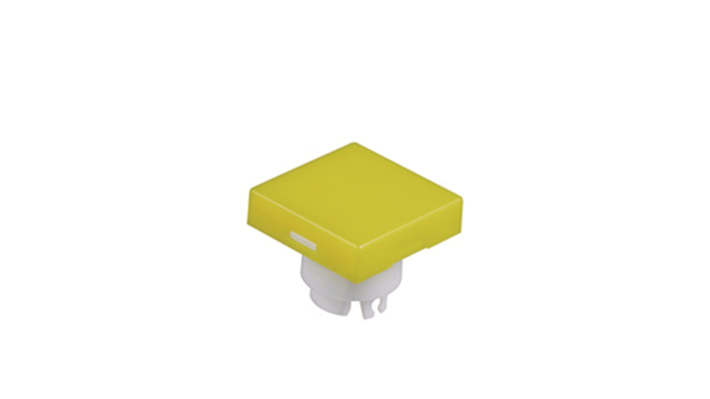 NKK Switches Push Button Cap for Use with YB Series Pushbuttons, 15 x 15 x 12.2mm