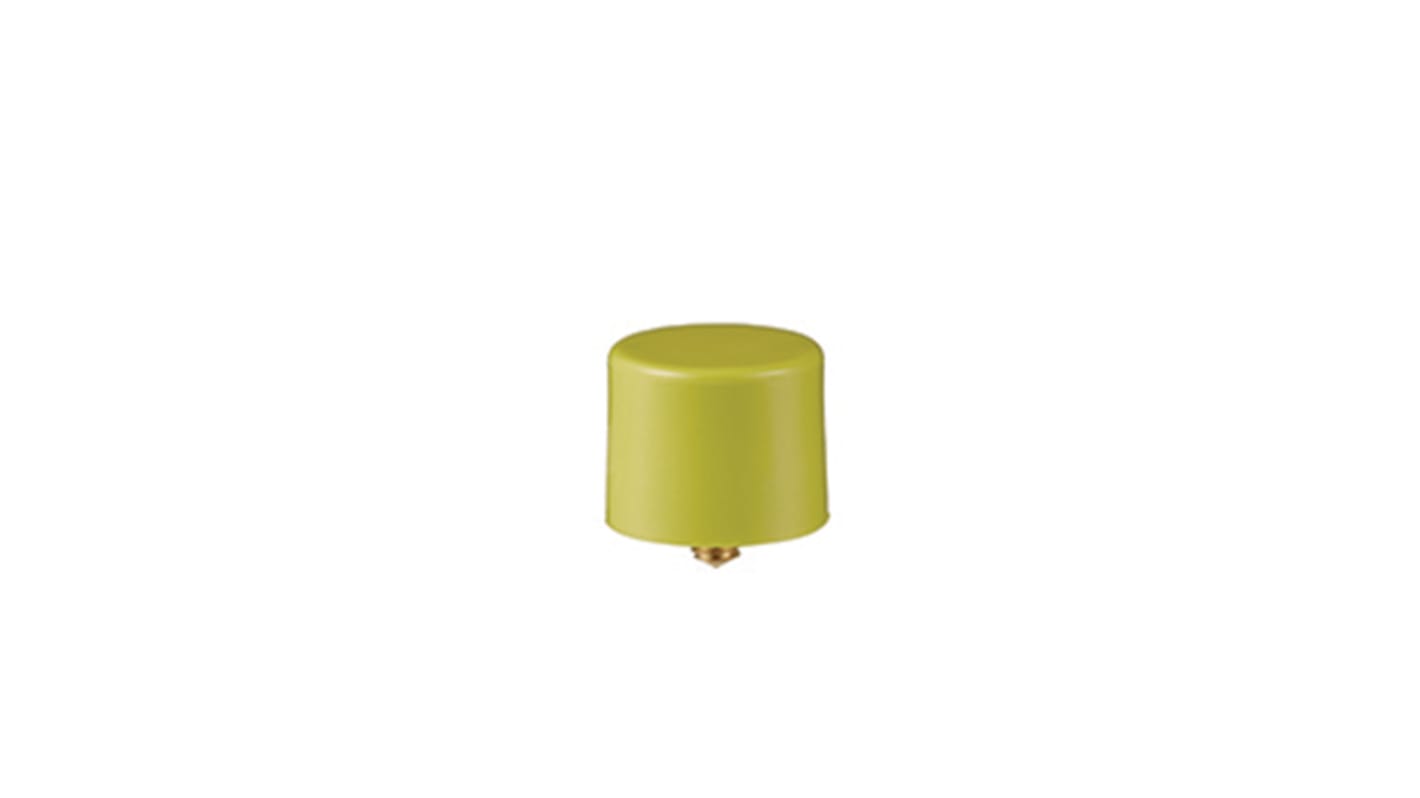NKK Switches Yellow Push Button Cap for Use with MB20 Series Pushbuttons, 10 (Dia.) x 8mm