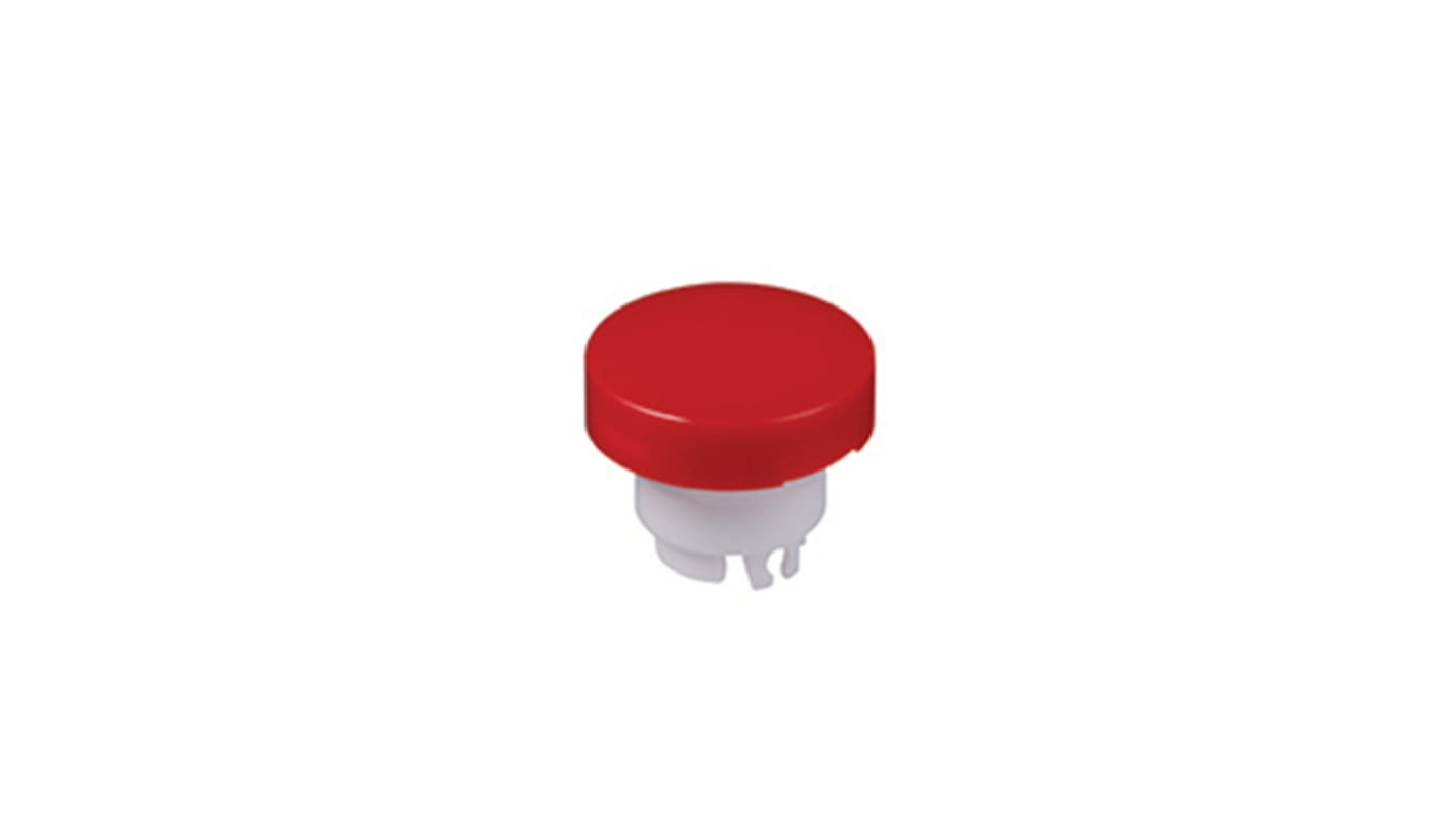 NKK Switches Push Button Cap for Use with YB Series Pushbuttons, 15 (Dia.) x 12.2mm