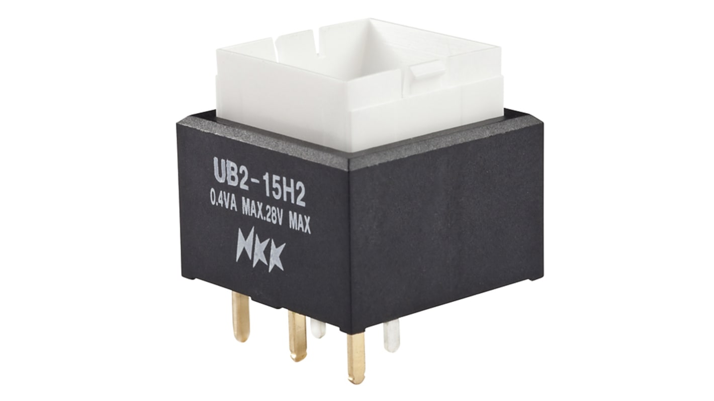 NKK Switches Illuminated Push Button Switch, On-(On), Through Hole, SPDT, Red/Green LED