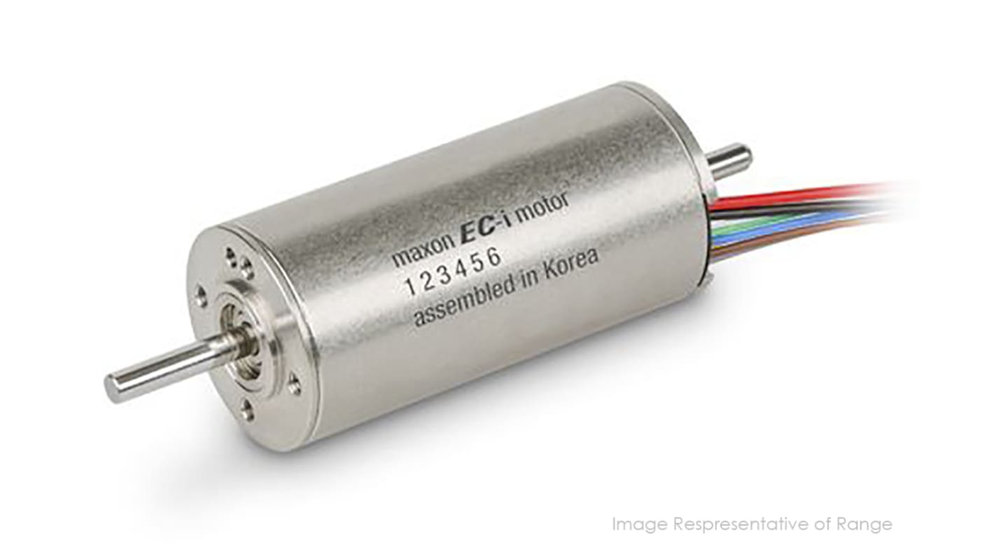 Maxon, ブラシレス DCモーター 24V 107 mNm 6870 rpm 、 7950 rpm
