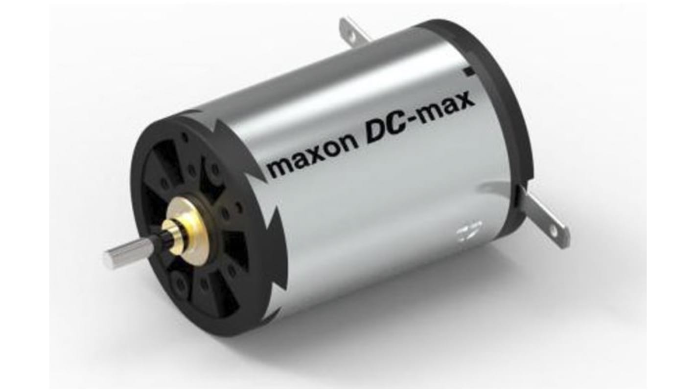 Maxon Brushed DC Motor, 4.22 W, 12 V dc, 4.31 mNm, 6200 rpm, 9860 rpm, 1.5mm Shaft Diameter