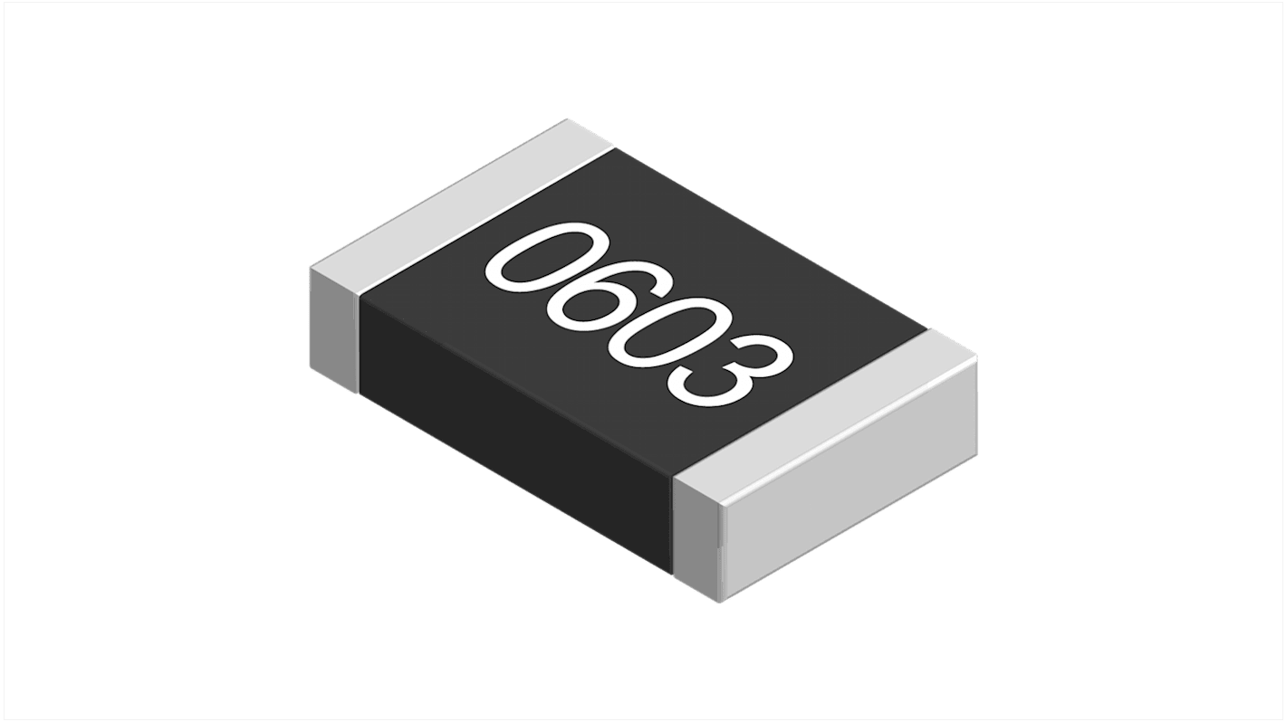 Resistencia SMD Vishay, 301kΩ, ±1%, 0.1W, Película Fina, 0603