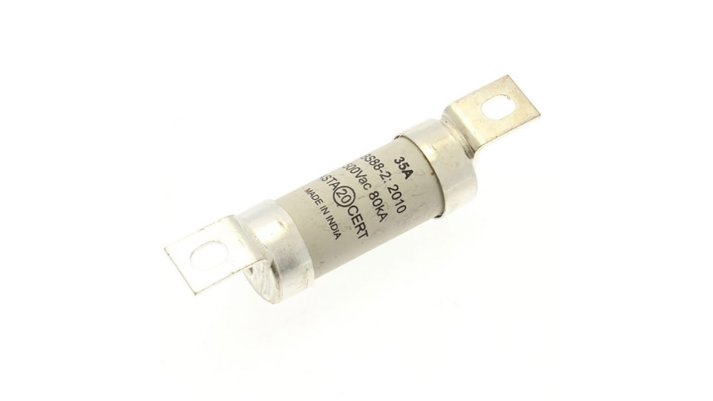 Eaton 35A Bolted Tag Fuse, A3, 500V ac, 73mm