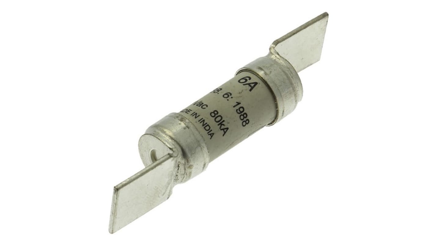 Eaton 6A Bolted Tag Fuse, F2, 550V ac