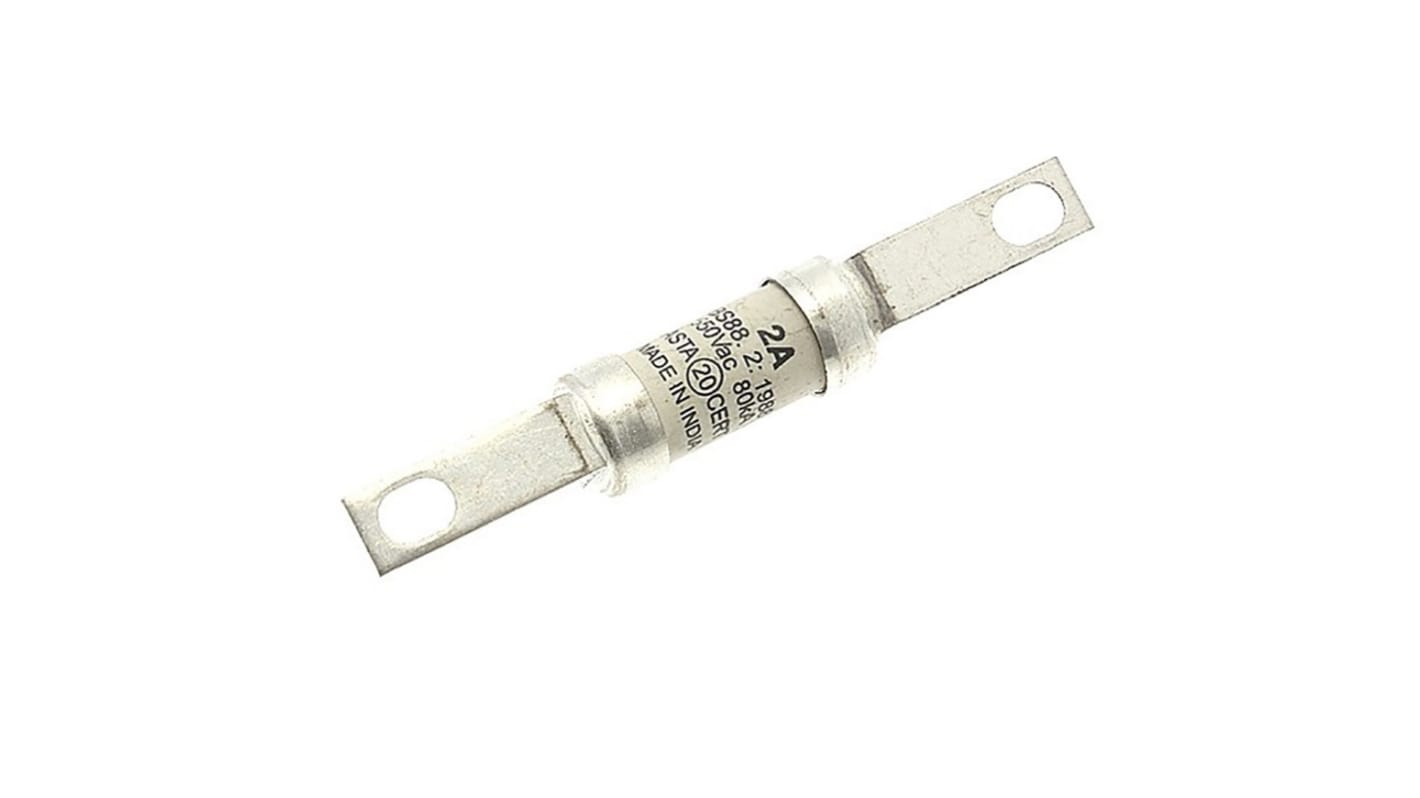 Eaton 2A Bolted Tag Fuse, A2, 550V ac, 73mm