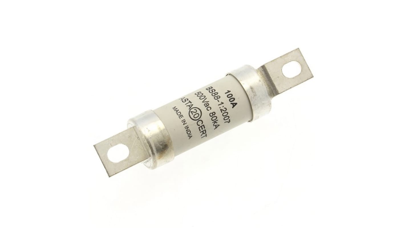 Eaton 100A Bolted Tag Fuse, A3, 500V ac, 73mm