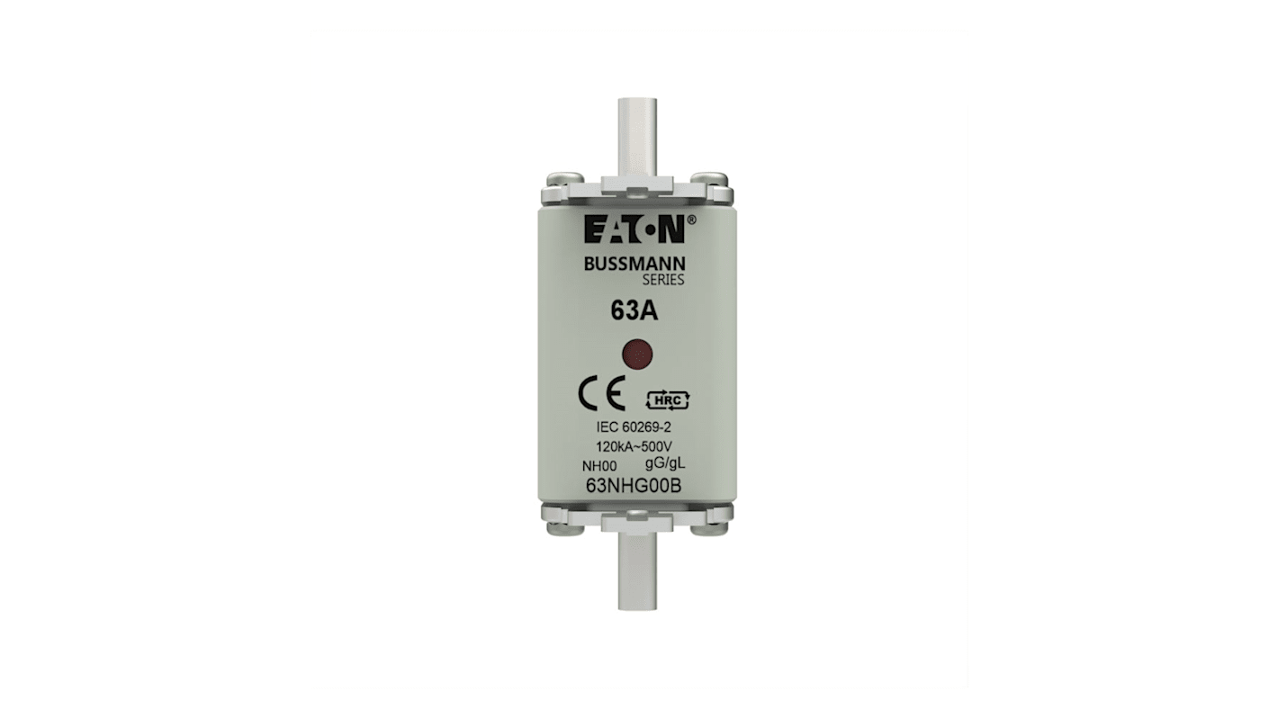 Eaton 63A NH Fuse, NH00, 500V
