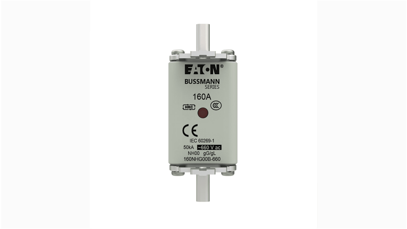 Eaton 160A NH Fuse, NH00, 660V