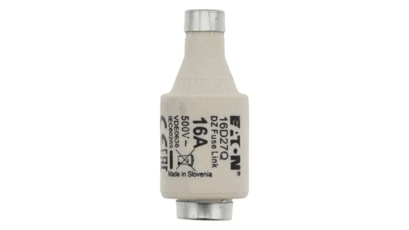 Eaton 16A DII Bottle Fuse, E27 Thread Size, gR, 500V ac