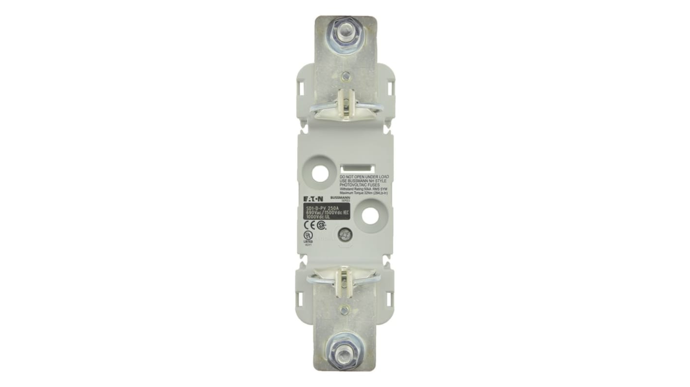 Eaton Sicherungshalter für Hutschienenmontage für NH1 Sicherungen 250A 690V ac 1P-polig