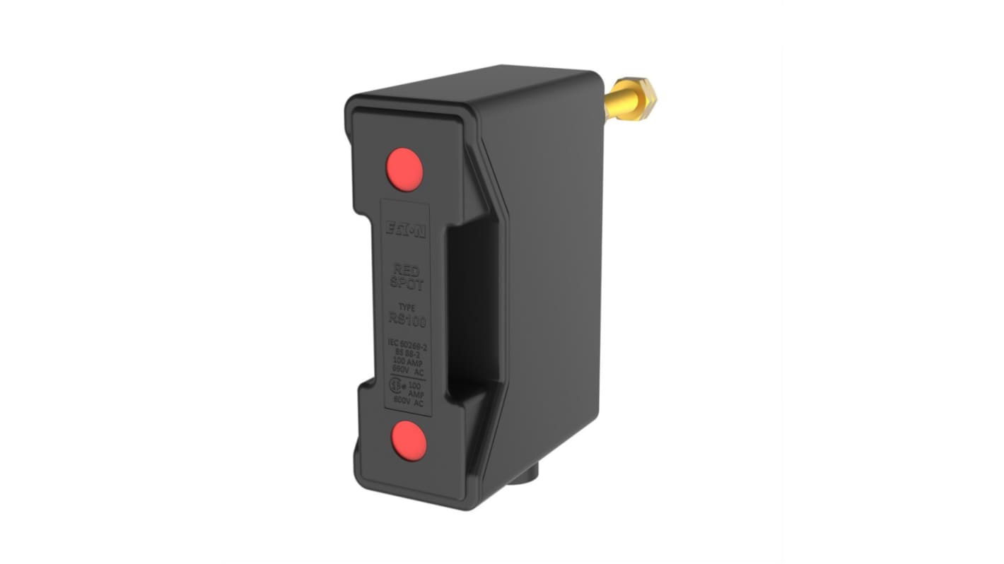 Eaton 100A Rail Mount Fuse Holder, 1P, 690V ac