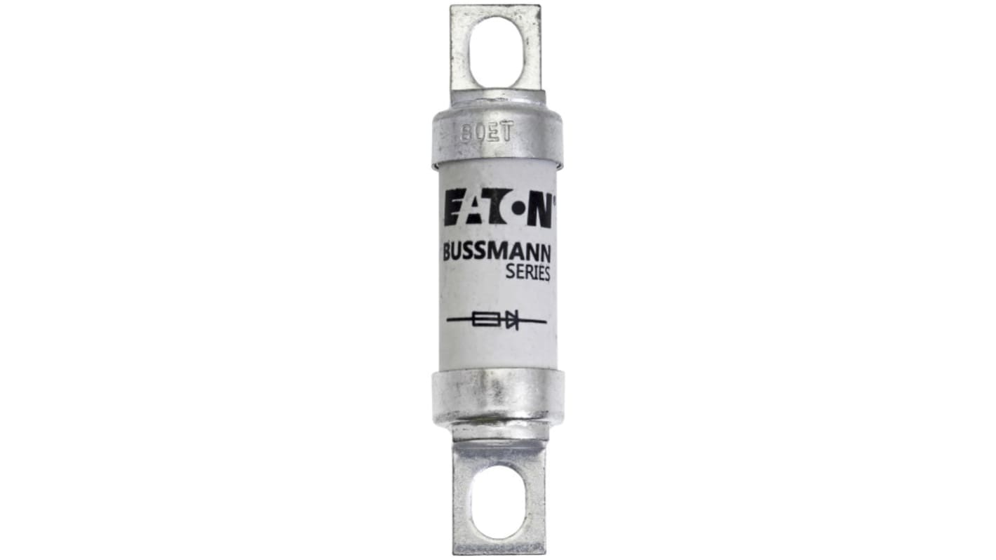 Eaton 80A British Standard Fuse, ET, 690 V, 700 V, 63.5mm
