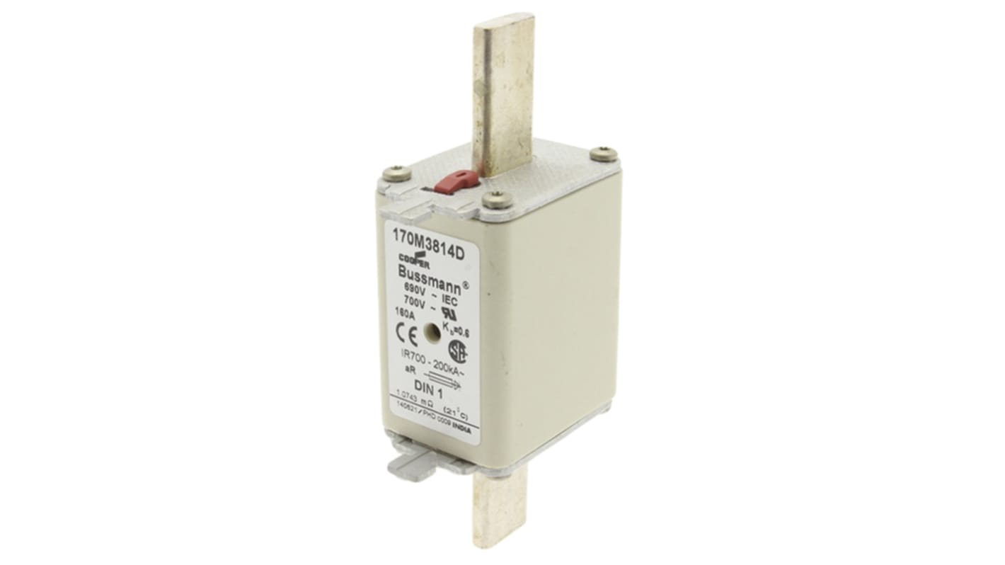 Eaton 160A Centred Tag Fuse, NH1, 690V