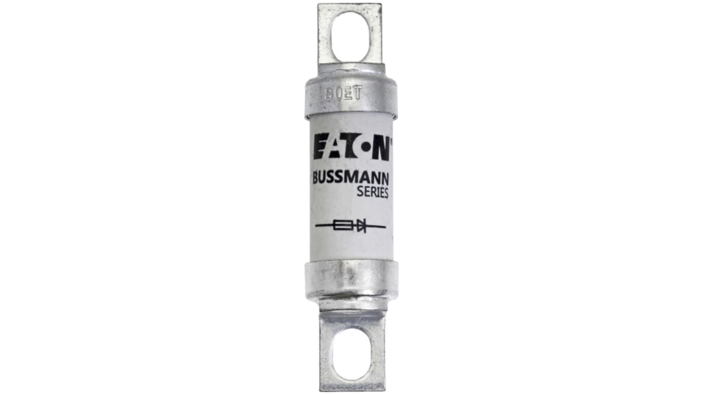 Eaton 80A Bolted Tag Fuse, 500 V dc, 690V ac, 63.5mm