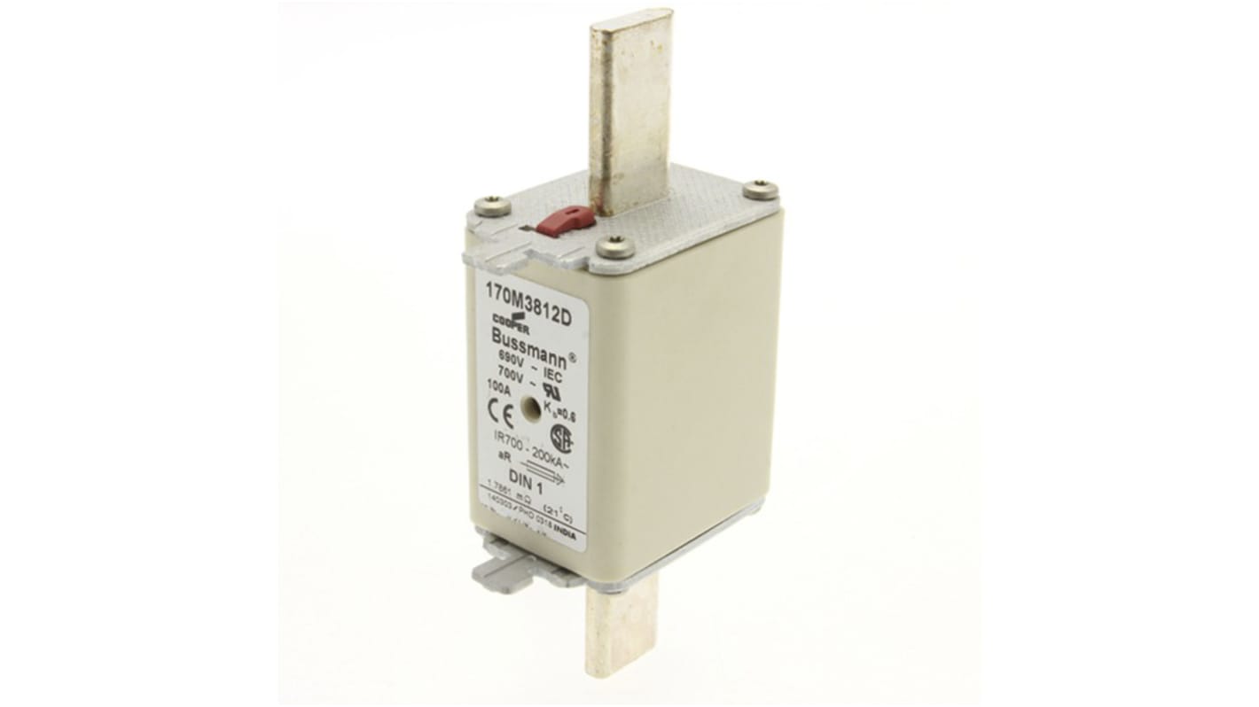 Eaton 100A Centred Tag Fuse, NH1, 690V