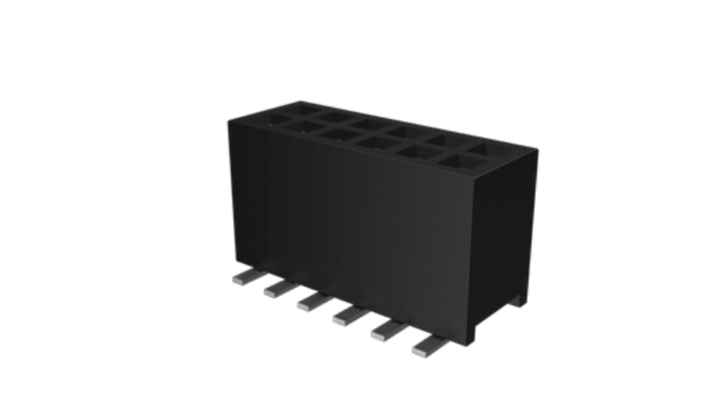 Gniazdo PCB 14 -pinowe 2 -rzędowe raster: 1.27mm Gniazdo Proste SMD