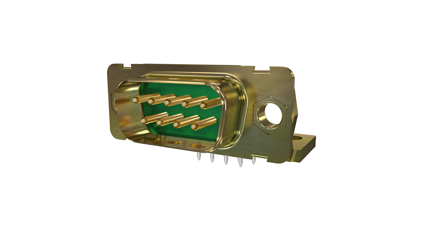 Amphenol Communications Solutions DDM 50 Way Right Angle Through Hole D-sub Connector Plug, 2.76mm Pitch