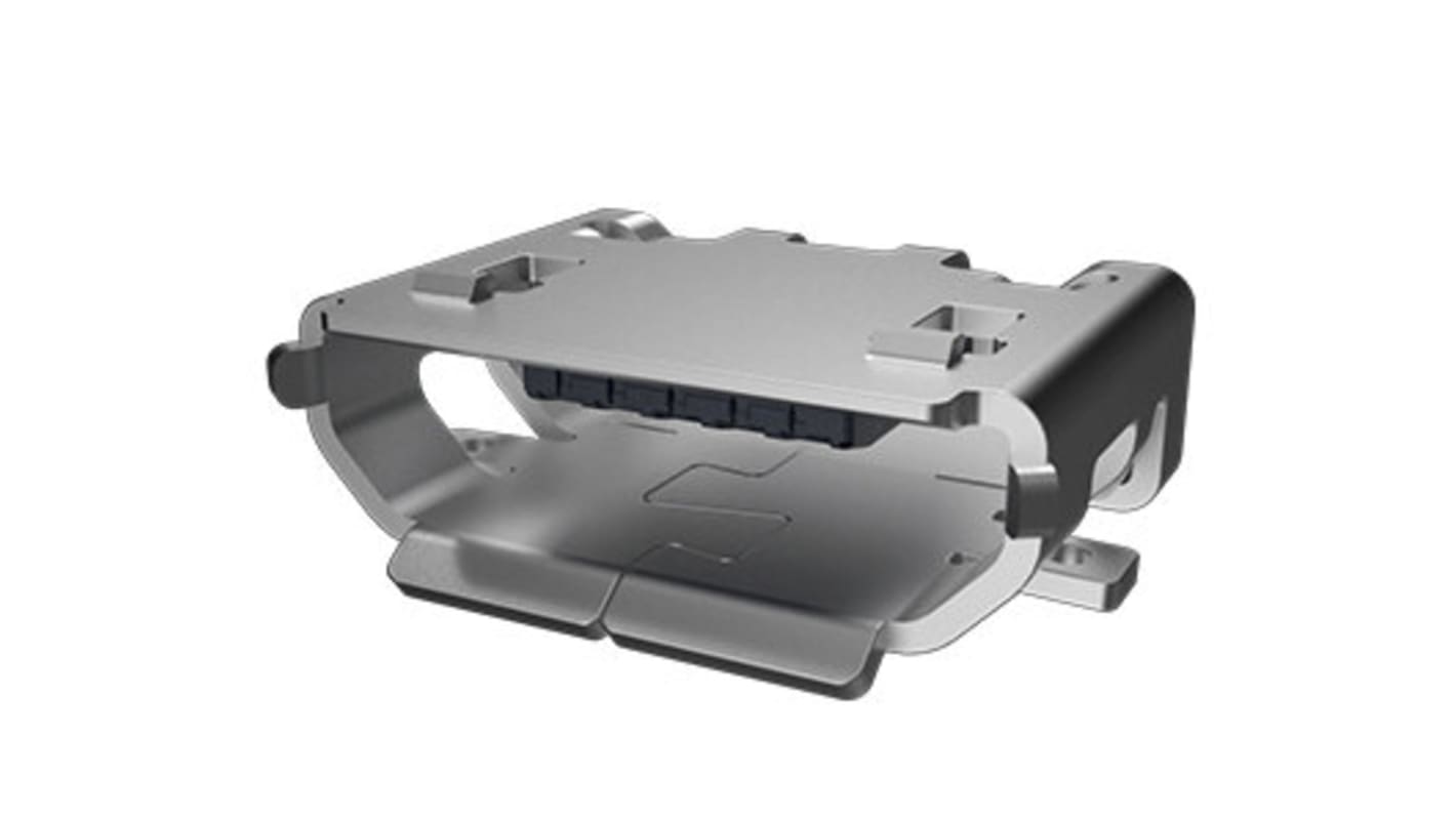 Amphenol Communications Solutions Right Angle, SMT, Socket- Single Port Type B 2.0 USB Connector