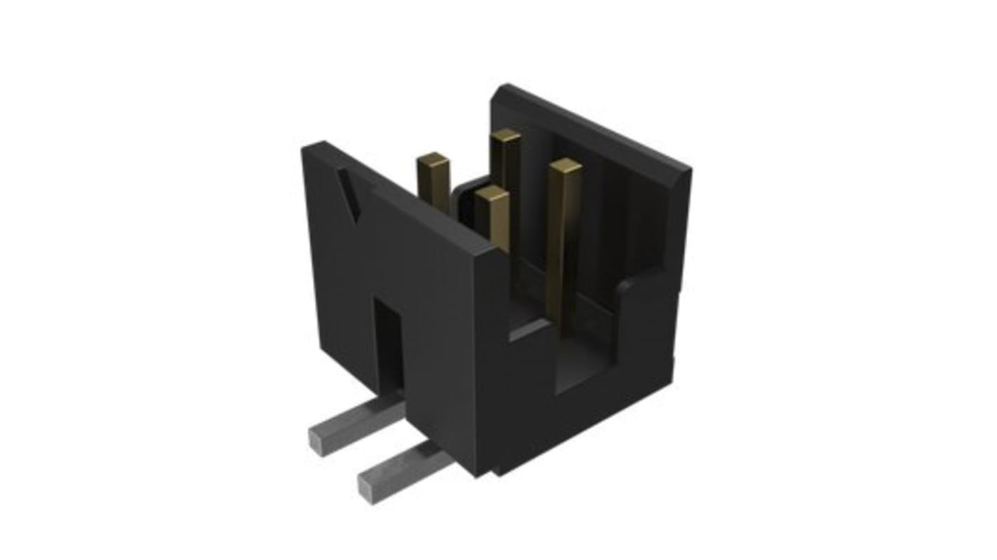 Amphenol ICC Minitek Series Straight Surface Mount PCB Header, 14 Contact(s), 2.0mm Pitch, 2 Row(s), Shrouded