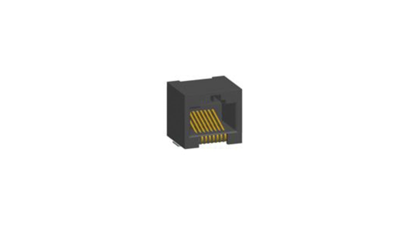 Conector RJ45 Cat3, Cat5 Hembra Amphenol Communications Solutions serie 73304, de 8 vías, no apantallado