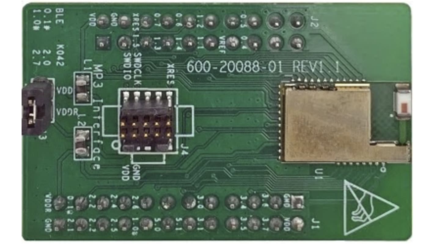 Kit de evaluación Bluetooth, WiFi GPIO, Amplificador de potencia Infineon CYBLE-224110-EVAL, frecuencia 2480MHZ