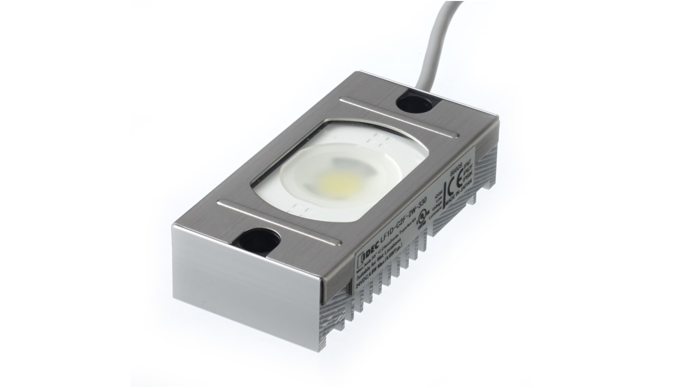 Idec LF1D-C Series LED Cabinet Light, 24 V dc, 100 mm Length, 4.6 W, 5700K