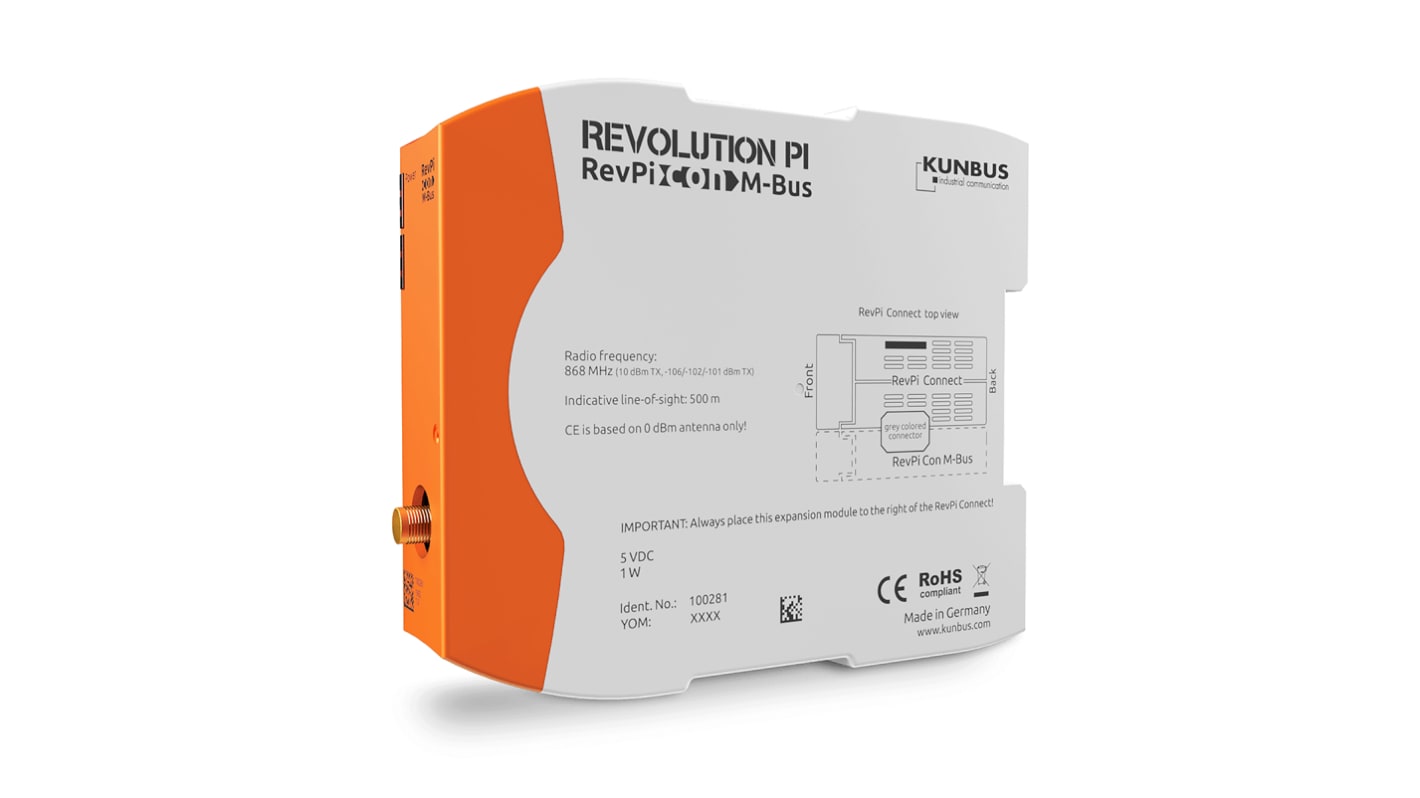 Revolution PI REVOLUTION PI Series PLC Expansion Module for Use with RevPi Connect(+)