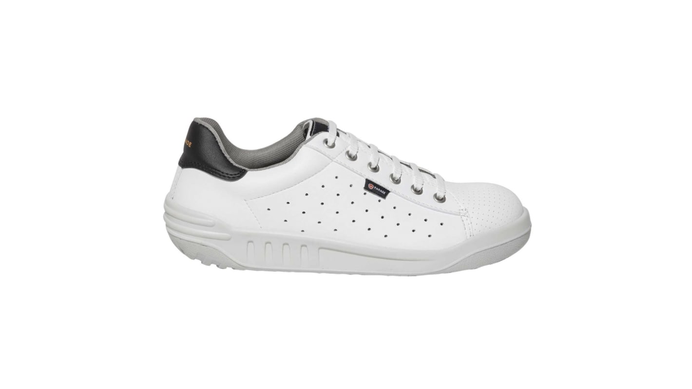 Zapatillas de seguridad Unisex Parade de color Negro, Blanco, talla 40, S1P SRC