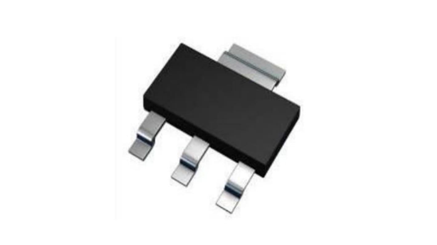 P-Channel MOSFET, 250 mA, 450 V, 3-Pin SOT-223 Diodes Inc DMP45H150DHE-13