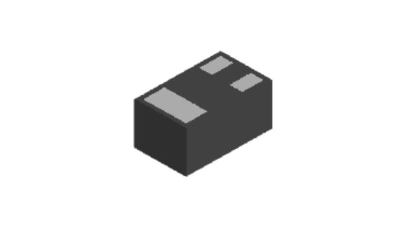 N-Channel MOSFET, 1 A, 20 V, 3-Pin X2-DFN1006 Diodes Inc DMN2450UFB4-7R