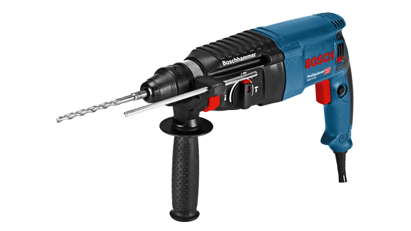 Bosch GBH SDS Plus 230V Corded SDS Drill, Type F - Schuko plug