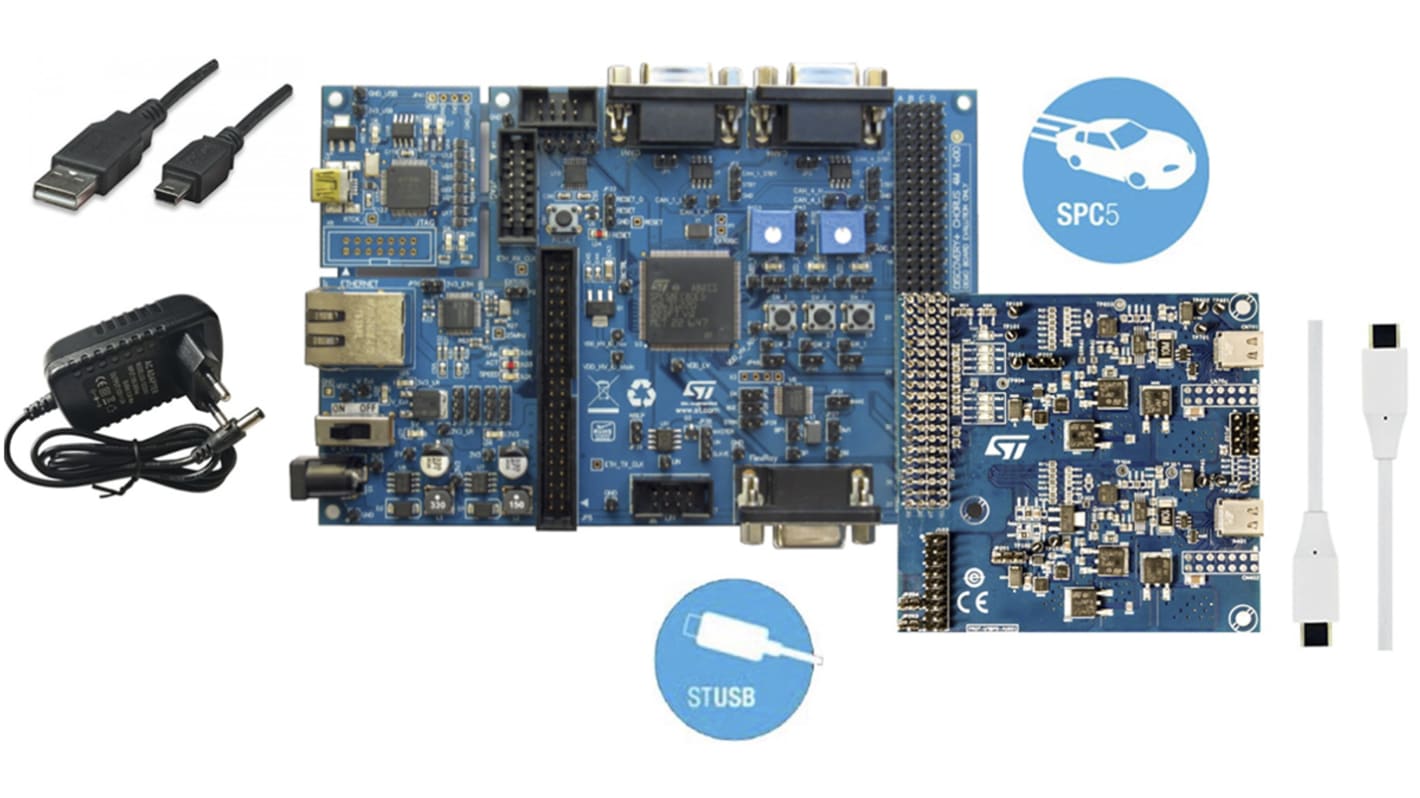STMicroelectronics USB Type-C and USB Power Delivery Evaluation Kit SPC58EC80E5, STUSB1702 Evaluation Kit for SPC58 MCU