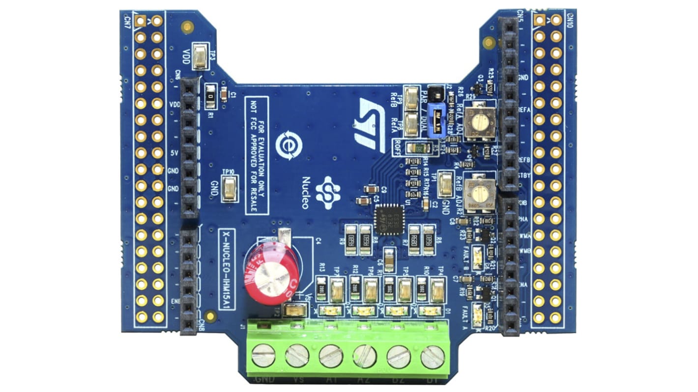 STMicroelectronics Dual Brush DC Motor Driver Expansion Board Based on STSPIN840 for STM32 Nucleo for STSPIN840 for