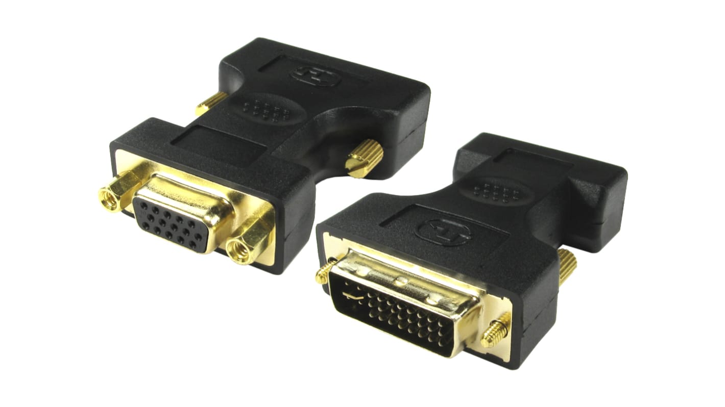 Adaptateur audio et vidéo RS PRO Droit, DVI Mâle vers VGA Femelle