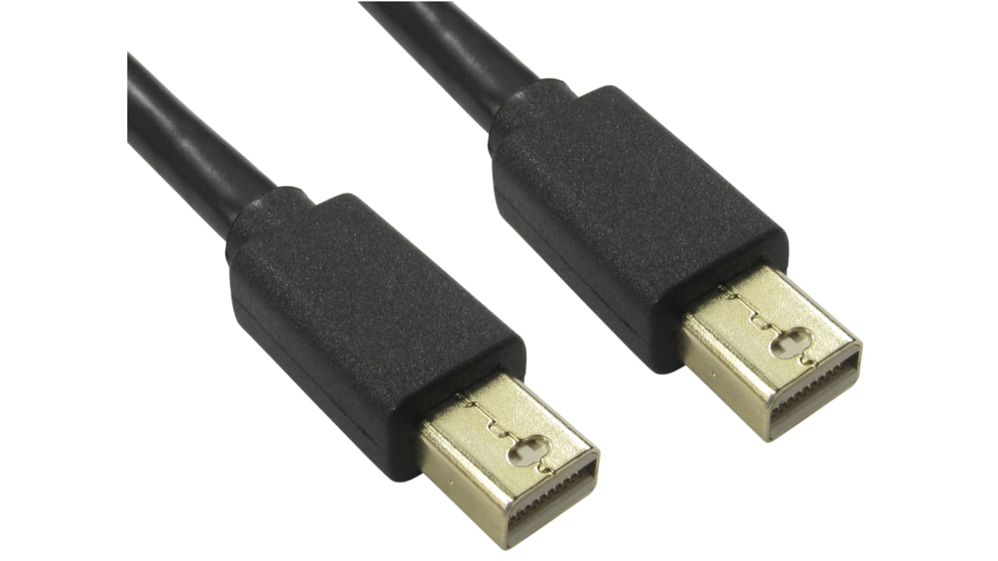 RS PRO DisplayPort-Kabel A Stecker DP (DisplayPort) Mini B Stecker DP (DisplayPort) Mini - Stecker, 2m 1080p max. PVC