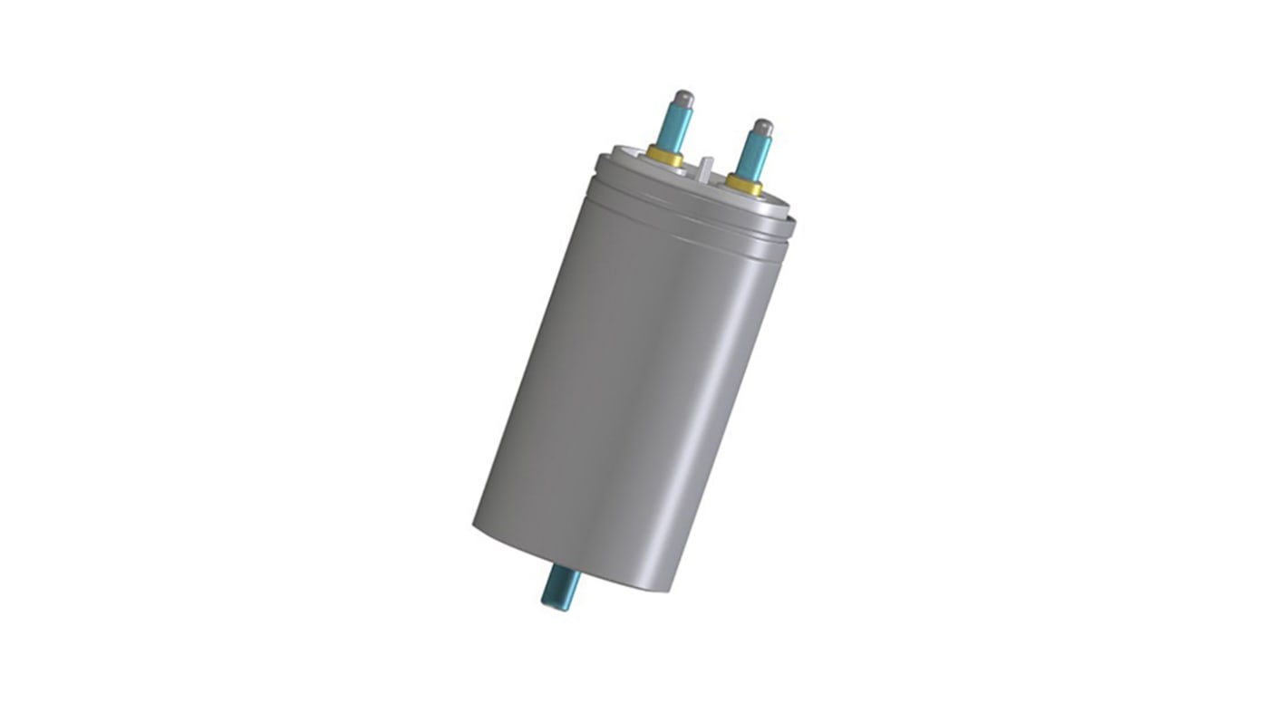 KEMET C44P-R Metallised Polypropylene Film Capacitor, 1.1 kV dc, 480 V ac, ±10%, 200μF, Stud Mount