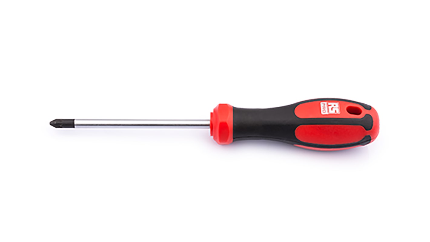 RS PRO Pozidriv  Screwdriver, PZ3 Tip, 150 mm Blade, 270 mm Overall